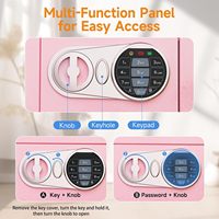 CEQSAFE Digital Security Mini Safe Edelstahl Schließfach für Geld Home Office Hotel