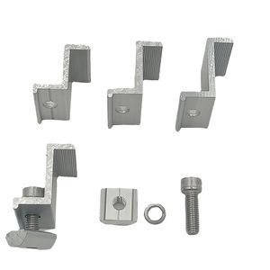 Serre-câbles de <span class=keywords><strong>fixation</strong></span> <span class=keywords><strong>en</strong></span> aluminium <span class=keywords><strong>pour</strong></span> panneaux solaires 30 mm 35 mm <span class=keywords><strong>pour</strong></span> système de montage photovoltaïque sur toit ou au sol - Product Image 3