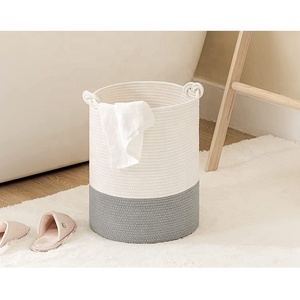 Nouvelle Arrivée Panier de Rangement en <span class=keywords><strong>Corde</strong></span> pour Jouets et Vêtements, Organisateur pour Salon - Product Image 3