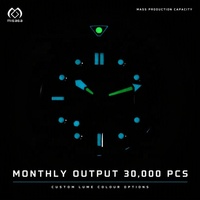 Montre de plongée automatique étanche 300M, cadran bleu dégradé, lunette en céramique noire, montre-bracelet en acier inoxydable pour hommes
