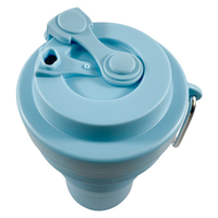 Produits de camping et de randonnée, grande tasse à café pliable en silicone de qualité alimentaire sans BPA de 25 oz, tasse de voyage réutilisable en silicone pliable, mug de Noël avec couvercle, tasses en silicone