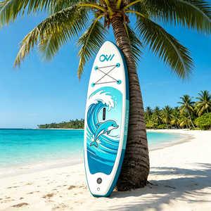 Tabla de Paddle Surf Inflable Dolphin de 9'6" para Adolescentes, SUP Junior Extra Ancho de 31" y Estable, Tabla de Stand Up Paddle para Niños de 5 Pulgadas de Grosor - Product Image 4