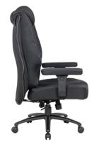 Chaise de jeu moderne haut de gamme en tissu mesh, dossier haut, accoudoirs ergonomiques réglables, soutien lombaire, pivotante à 360°, robuste