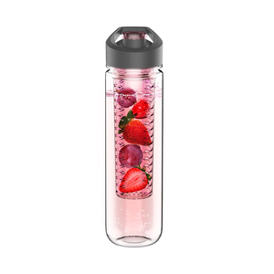 Gran oferta logotipo personalizado 800ml 27oz deportes Fitness Tritan fruta infusor botella de agua sin BPA bebida directa infusión de fruta - Product Image 3
