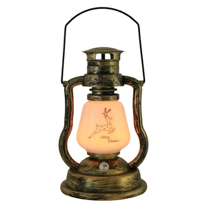 Lámpara de Queroseno de Estilo Rústico <span class=keywords><strong>con</strong></span> Bombilla LED Edison, Lámpara de Mesa Negra Mate, Lámparas de Mesa Antiguas - Product Image 2
