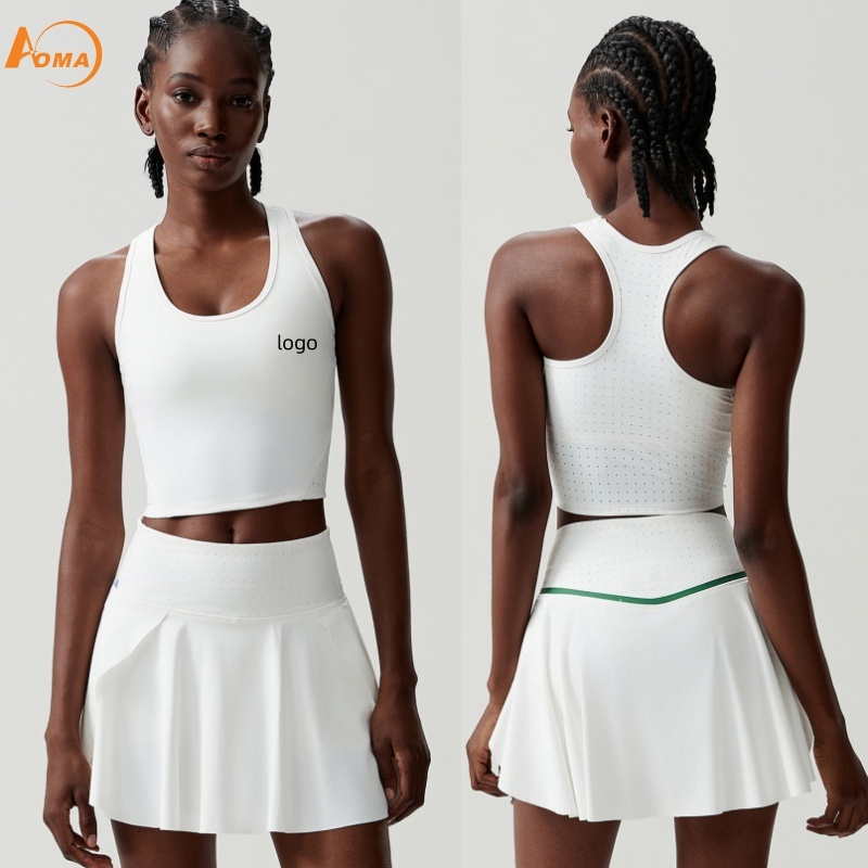 Aoyema Custom Logo Sleeveless Color Block
