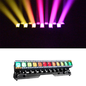Phổ biến DJ Disco 12x60W Swing LED đầy đủ màu sắc RGBW Zoom rửa chùm sóng di chuyển đầu ánh sáng ma trận pixel Bar với LED Flash Strip - Product Image 6