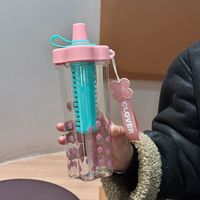 Gobelet isotherme en acier inoxydable 316 avec paille, portable pour femmes, pour café, thé, eau, isolation thermique 12-24 heures, 500ml/750ml