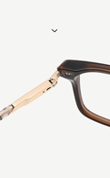 LMAMBA LS223 nueva llegada marcos Tr90 de alta calidad diseñador de personalidad logotipo personalizado gafas graduadas cuadradas mujeres hombres 2025