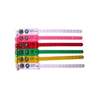 Bracelet NFC RFID en PVC personnalisé 13,56 MHz, étanche, pour contrôle d'accès, paiement sans argent liquide, festivals et parcs aquatiques