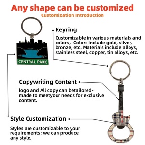 Conception et personnalisation gratuites de porte-clés en métal, souvenirs d'aquarium, plus de <span class=keywords><strong>15</strong></span> ans d'expérience en vente en gros d'usine, cadeaux avec logo 2D/3D - Product Image 3