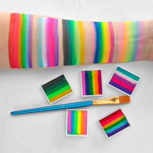Vente en gros de peinture Bodi peinture à séchage rapide à base d'eau peinture arc-en-ciel Cosplay fête dessin lavable <span class=keywords><strong>visage</strong></span> peinture corporelle - Product Image 5
