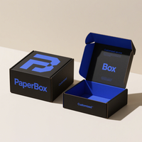Tendance de la mode boîte de papier d'expédition personnalisable boîtes de rangement d'emballage pliables ondulées petite boîte pour vêtements chaussures cadeaux
