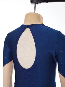 ชุดเต้นยิมนาสติกแขนยาวสำหรับเด็ก6-16คนชุดฝึกเต้นสำหรับเด็กผู้หญิงชุดเต้นบนเวทีเล่นสเก็ตน้ำแข็ง - Product Image 5