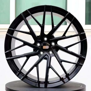 18-22 Inch Custom Racing <b>Wheels</b> 5X114.3 ET35 Multi-<b>Spoke</b> Design 8J Matte Black Aluminum Forged <b>Wheels</b> New Condition - Product Image 2
