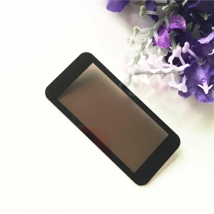 1mm Tempered Glass Deep Processing Electronic Screen Glass Cover Black Edge Semi-Transparent Display Glass