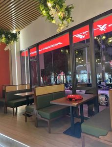 Canapé de <span class=keywords><strong>restaurant</strong></span> buffet d'hôtel personnalisé, canapé de <span class=keywords><strong>restaurant</strong></span> occidental, différents styles de canapé en rotin et en cuir, restauration rapide, café - Product Image 3