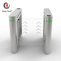 Barrière pivotante automatique intelligente en acier inoxydable, système de contrôle d'accès de sécurité avec reconnaissance faciale RFID