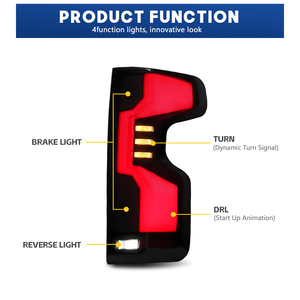 New Chevrolet Silverado 2019-2025 <b>LED</b> ABS Rear Brake Stop <b>Lights</b> & Daytime Running <b>Light</b> Waterproof 12V Retrofit Upgrade <b>Light</b> - Product Image 5