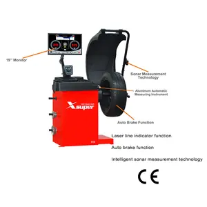 Fungsi Indikator Garis Laser Superb B708 Penyeimbang Roda untuk Dealer Roda