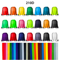 Sac à dos à cordon personnalisé avec logo, résistant à l'eau, avec poche zippée, léger, pour la gym, le sport, l'école, les voyages, vente en gros