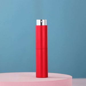 Portable <b>Mini</b> 5ml Glass Perfume Atomizer <b>Bottle</b> Twist Refillable Aluminum Pump Sprayer Custom Logo Facial Cleanser Essential Oil - Product Image 2