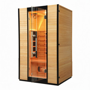 Sauna infrarouge Polar Aurora pour 1 personne, sauna intérieur contrôlable à distance, chauffage à faible EMF, luminothérapie 9 couleurs - Product Image 2