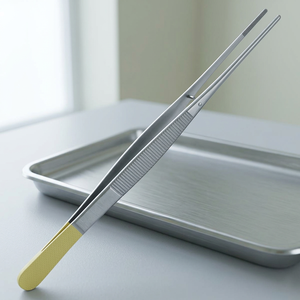 Pinzas Quirúrgicas TC Potts Smith con Mango Amarillo, Certificación CE, para Uso en Quirófano - Product Image 3
