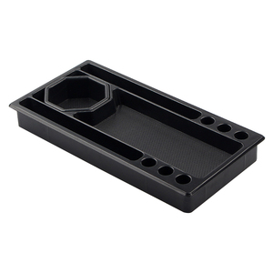 Aluminum Alloy 110x220 Desktop Cable Management Box with <b>Pen</b> Hole and Slot for Efficient Computer Cable Organization - Product Image 4