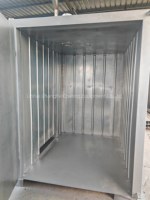 Four de cuisson industriel manuel à gaz/diesel/électrique pour peinture en poudre, ligne de peinture en poudre pour pièces automobiles avec chariot