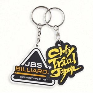 Wholesale Promotional Rubber <b>Key</b> Chains <b>Custom</b> Logo Designer Pvc Keychain Accessories - Product Image 1
