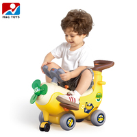 Nouveau produit 4-en-1 multifonctionnel : trotteur, poussette, avion banane et marcheur à pousser en plastique pour enfants de 5 à 7 ans