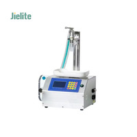 Pompe à engrenages semi-automatique Contrôle numérique Pesant le liquide visqueux Shampooing Conditionneur Glycérine Gel nettoyant pour le corps Machine de remplissage