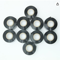 Ruban de transfert thermique 110mm*300m noir, ruban d'étiquetage thermosensible en cire enrichie en résine de qualité supérieure pour autocollants et étiquettes anti-rayures