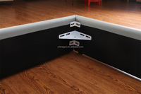 Lit Queen Size Réglable, Simple, Électrique, en Bois et Cuir, Solide, avec Mécanisme de Sommier Souple, Lit Bas avec Sommier Tapissé