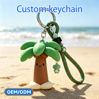 Llavero de Goma Suave Personalizado, Moderno, con Figura de Animal 2D/3D, de PVC, Impermeable, Recuerdo Personalizado para Regalos Empresariales