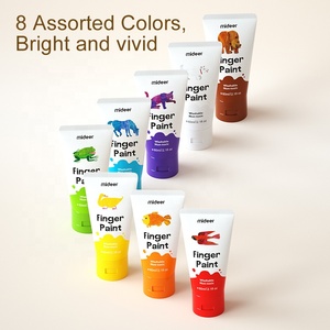 MD4110สำหรับเด็กวัยกลางสีน้ำมันภาพวาดกราฟฟิตีสีสันสดใสซักได้ - Product Image 4
