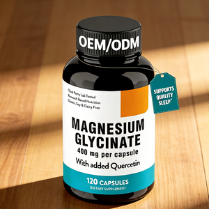 Capsules de glycinate de magnésium de qualité alimentaire Station120 avec vitamine E et extrait d'<span class=keywords><strong>aloe</strong></span> <span class=keywords><strong>vera</strong></span> pour adultes – Soutien au sommeil - Product Image 2