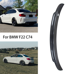 For 2 Series F22 Coupe/F23 Convertible/M2 F87 C74 Style Carbon Fiber Rear Spoiler Trunk Wing 2014-2020 - Product Image 1