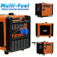 Générateur Inverter Portable 6KW Tri-énergie (Essence, GPL, Gaz Naturel) Silencieux pour Camping-Car, Camping et Activités Extérieures