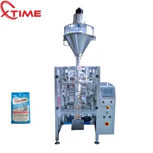 Automatic 4 Side Seal Milk Cheese Curry Chili Powder Flour Filling Sachet Vertical Packing Machine Bag Pouch Packing Machine