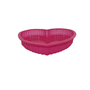 Eco-Friendly Heart-Shaped Pan 3D <b>Silicone</b> Valentine's Gift Reusable Heat Cake Mold - Product Image 5