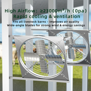 1120毫米380V 400W稳定马风扇可调速用于奶牛场通风牛屋风扇奶牛场牛棚风扇 - Product Image 2
