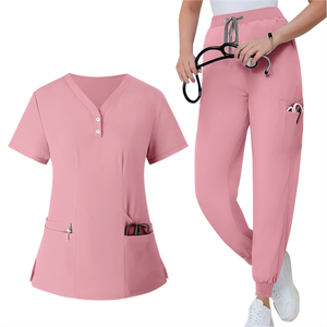 Offre Spéciale : Ensemble de Blouse et Pantalon Unisexe Respirant en Maille, Anti-Taches, Anti-Plis, avec Logo Personnalisable, Idéal pour Hôpitaux et Cliniques Vétérinaires - Product Image 2