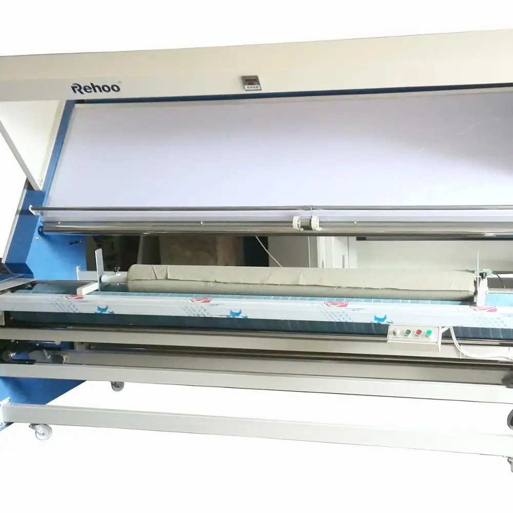 FIA-1800 Rehoo Fabric Inspection Rolling Machine Textile Checking Machine