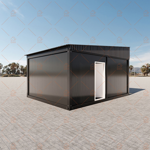 Di động <span class=keywords><strong>prefab</strong></span> phẳng gói container nhà để xe 4.5*5.95m thiết kế nhà máy với mái dốc làm bằng bảng điều khiển bánh sandwich và thép - Product Image 3