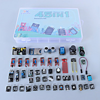 Venta caliente de fábrica actualizado 45 en 1 Kit de sensores Mini Box Starter Kit Ied Kit de inicio programable