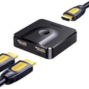 UGREEN CM217 for 2.0 Splitter One in Two/Two in One Switch DC Output <b>4K</b> 60Hz High-Definition <b>Cable</b> for PC/Laptop - Product Image 3