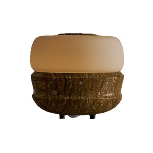 Lampe de table en marbre naturel Wabi Sabi, E27 LED 220V, commande par interrupteur, pour décoration de salon et de chambre - Product Image 5