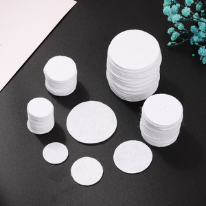 Patch rond blanc en tissu non tissé, accessoires de bijouterie DIY, différentes tailles, tampon en feutre vierge pour la fabrication de pinces à cheveux et de broches - Product Image 4